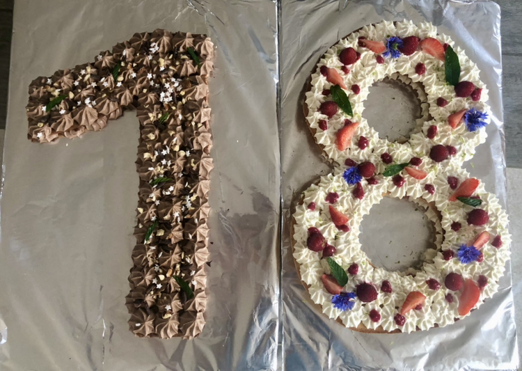 Number cake